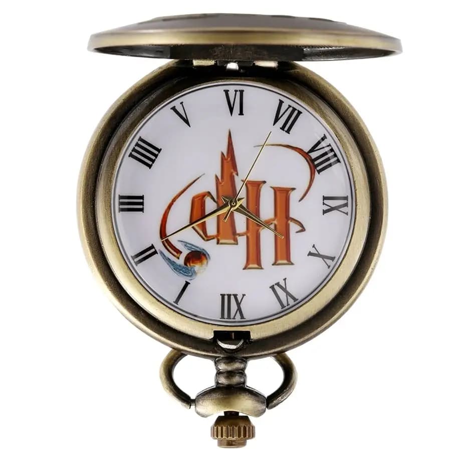 Montre de Poche à Quartz Rétro Vintage, Design Noir/Gris, Collier FOB JOPendant, Horloge, Cadeaux pour Hommes et Femmes