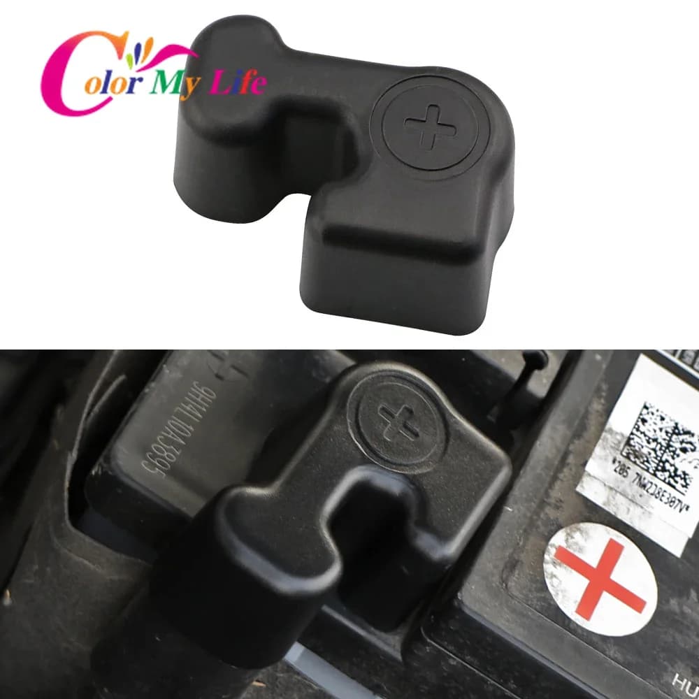 Couvercle de protection de Terminal de pôle d'électrode positive de Cathode de batterie de voiture d'abs pour Volkswagen VW Golf 7 MK7 7.5 MK7.5 2013-2019 pièces