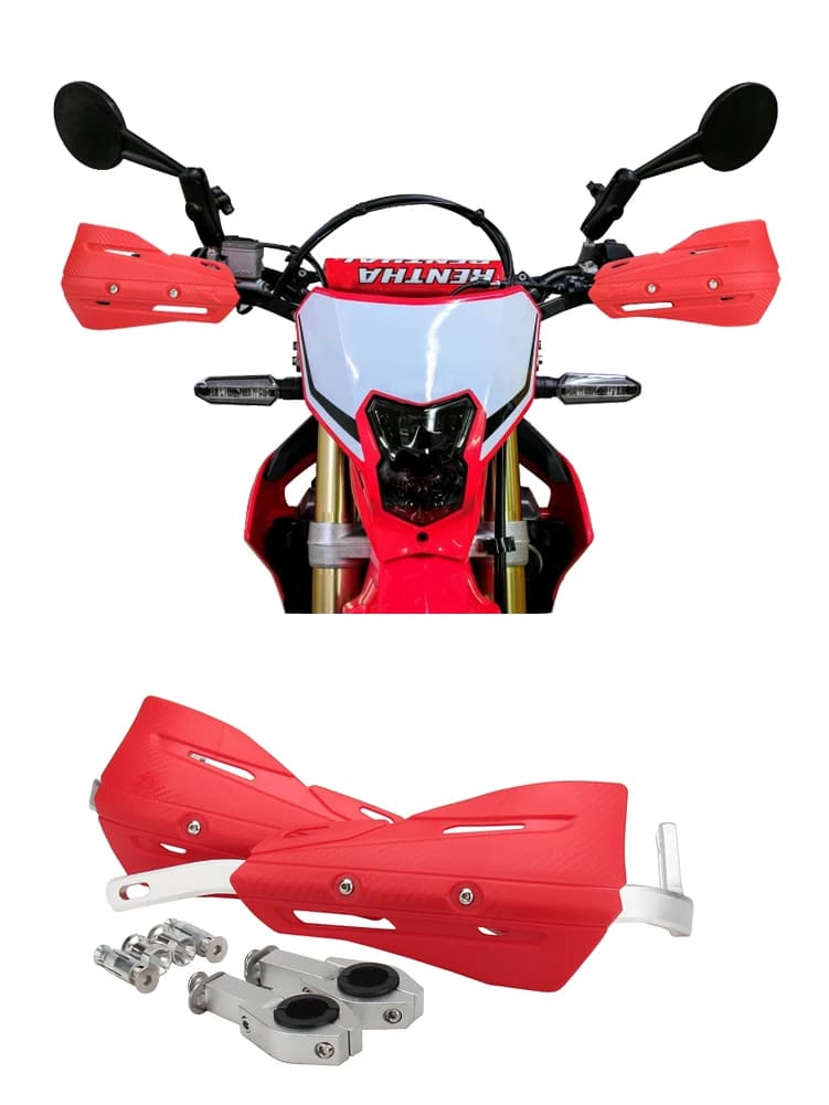 Protège-mains de guidon de moto, 22MM 28MM, pour KAWASAKI KX KLX KXF KDX 125 150 250 KX250F KX450F KX250