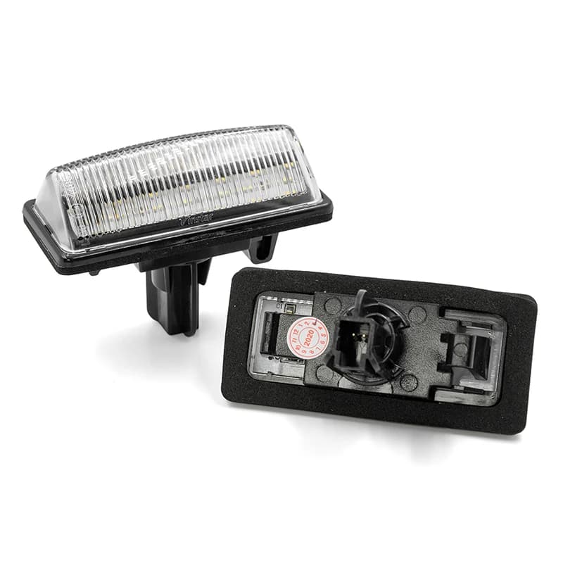 Lumières de plaque d'immatriculation pour Nissan Teana Tidda Altima JX35 Sylphy Sunny Pathfinder Quest Pulsar SMD blanc Canbus Led, 2 pièces