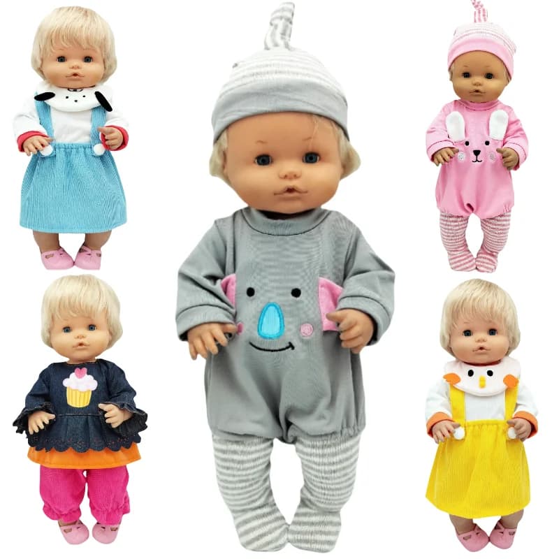 Vêtements de poupée Nenuco 40cm 17 pouces, robe à paillettes, jouets et Costumes