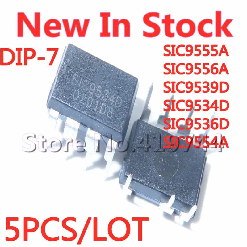 5 PCS/LOT SIC9555A SIC9556A SIC9539D SIC9534D SIC9536D SIC9554A DIP-7 puce en Stock nouveau Original