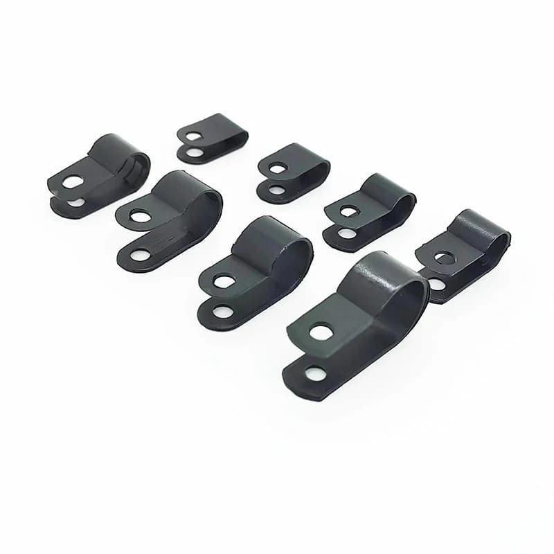 100 pièces, petits clips de fixation en nylon pour la gestion des câbles, supports en plastique pour câbles, attaches de fixation, organisateur de fils pour une utilisation à la maison ou au bureau.