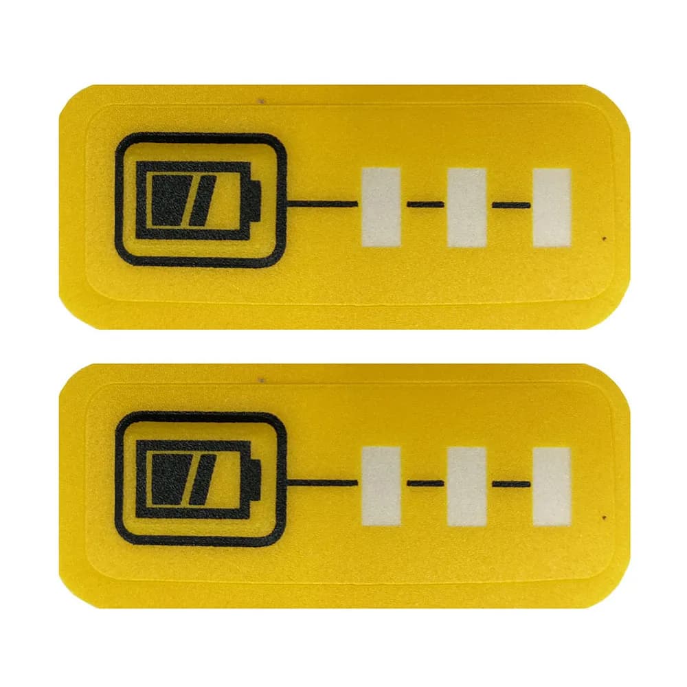 Etiquette autocollante LED pour batterie au lithium DeWalt, DCB200, Eddie Ion, 14.4V, 18V, 20V, DCB140, DCB182, DCB206, DCB203