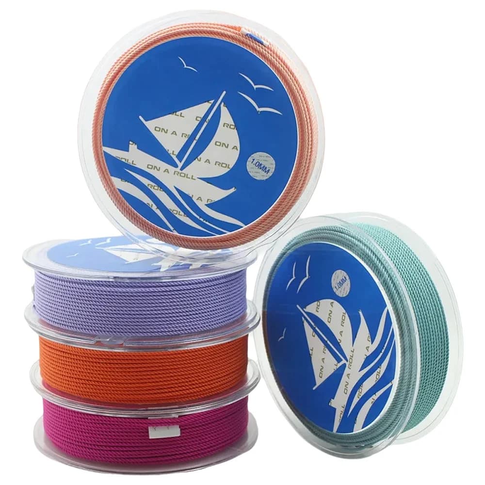 Rare 1-3mm fil de soie milan cordon tressé 49 couleurs bijoux à bricoler soi-même accessoires ficelle perles fils artisanat corde