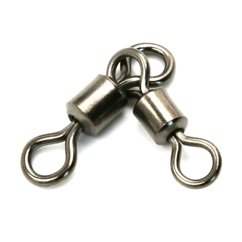 20-100 pièces 3 voies pêche pivotant roulant Triangle Joint roulant émerillons hameçons pêche connecteur Pesca Emerillon Peche