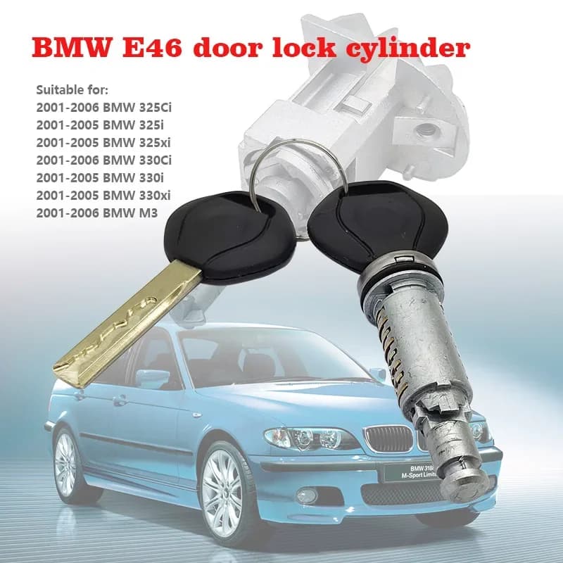 Intervalles de verrouillage de porte pour BMW, série E46 3, 2001-2006, avec 2 prédire 51217019975 51217019976