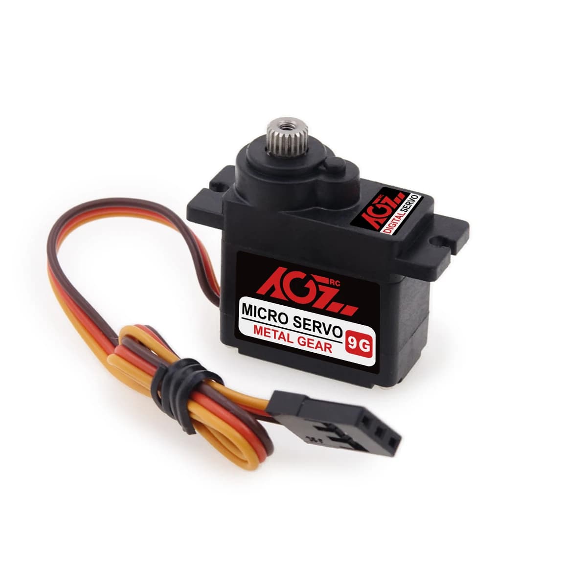 AGFRC Servo B9DLM 9g métal acier engrenage 2.2KG 180 degrés Micro taille moteur numérique pour RC voiture Robot petit avion hélicoptère modèle