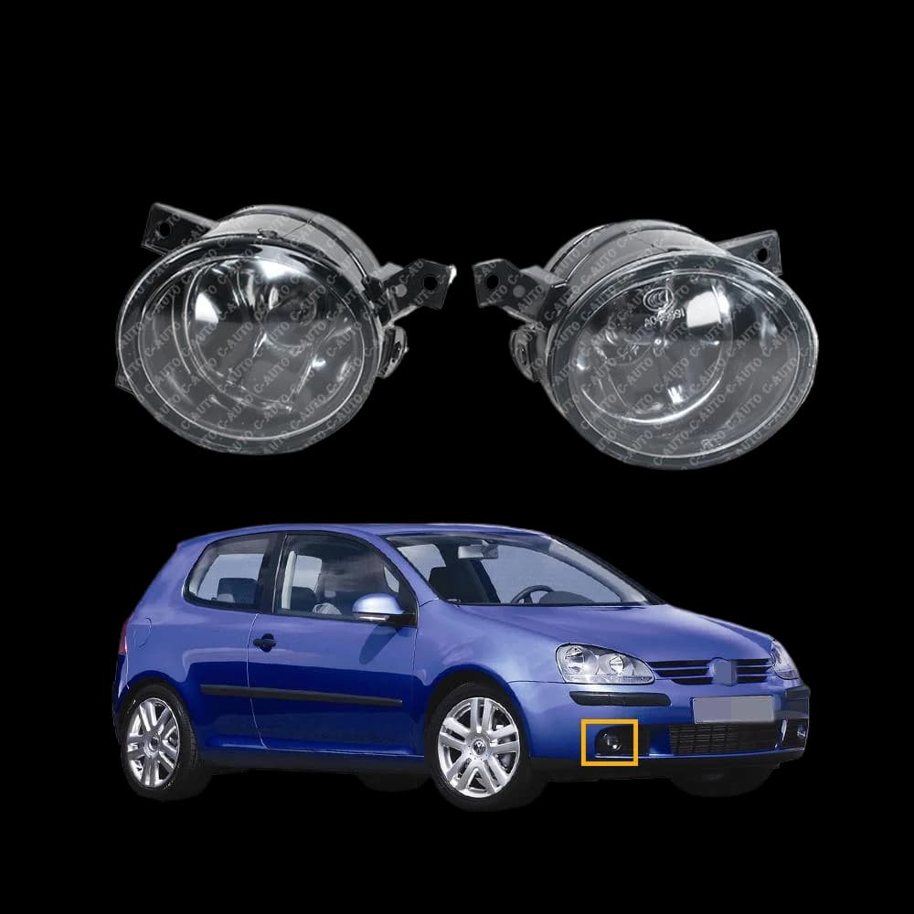 Phare antibrouillard avant de voiture pour VW, Golf 5, A5, MK5, R32, 2004, 2005, 2006, 2007, 2008, 2009, verrerie, 0941699, 0941700, antibrouillard, style de voiture