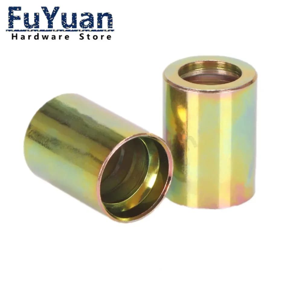1 pièces tube haute pression type de retenue manchon coque 6/8/10/13/25MM fil d'acier hydraulique tuyau joint de retenue