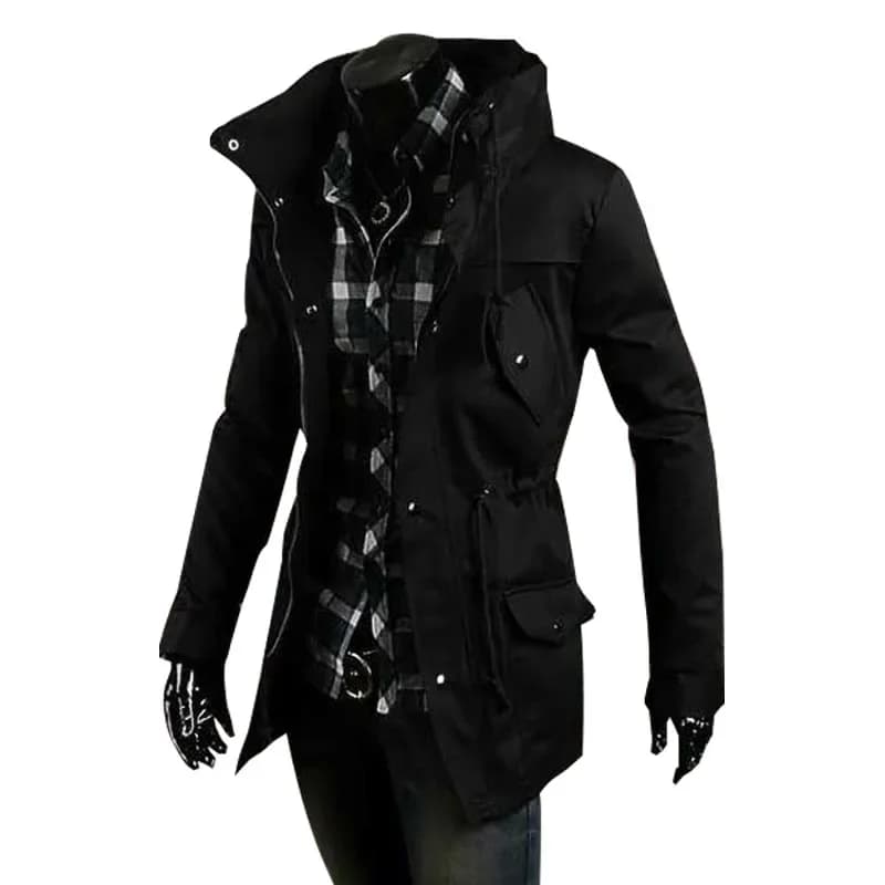 YASUGUOJI nouveau 2025 hommes Trench manteaux vêtements d'extérieur militaire Cargo veste hommes coupe-vent mâle classique mince coupe Trench manteau homme