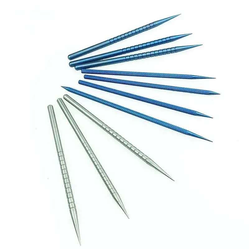 Castroviejo dilatateur lacrimal instrument ophtalmique en titane/acier inoxydable