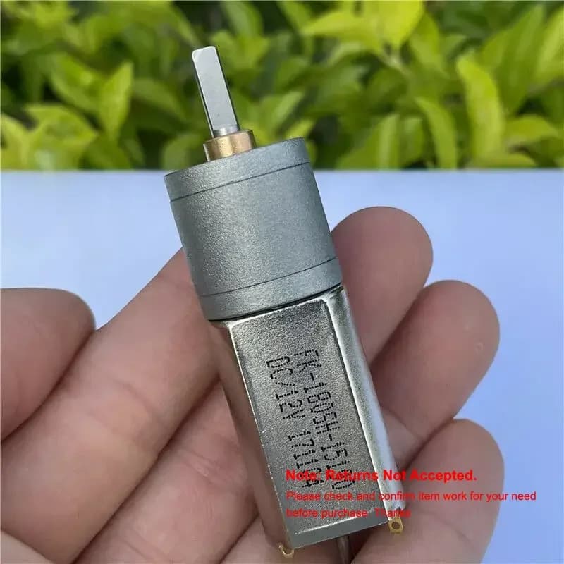 Moteur de réduction de vitesse de boîte de vitesses entièrement en métal Micro 20mm FK-180SH-15190 D-arbre touristes arbre DC 3V-12V 75 tr/min vitesse lente couple élevé