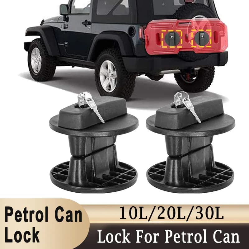 Support de verrouillage de canette de carburant solide, pour Jerry can de 10 20 30l, réservoir de carburant Diesel, récipient d'huile, réservoir d'essence de rechange, sauvegarde