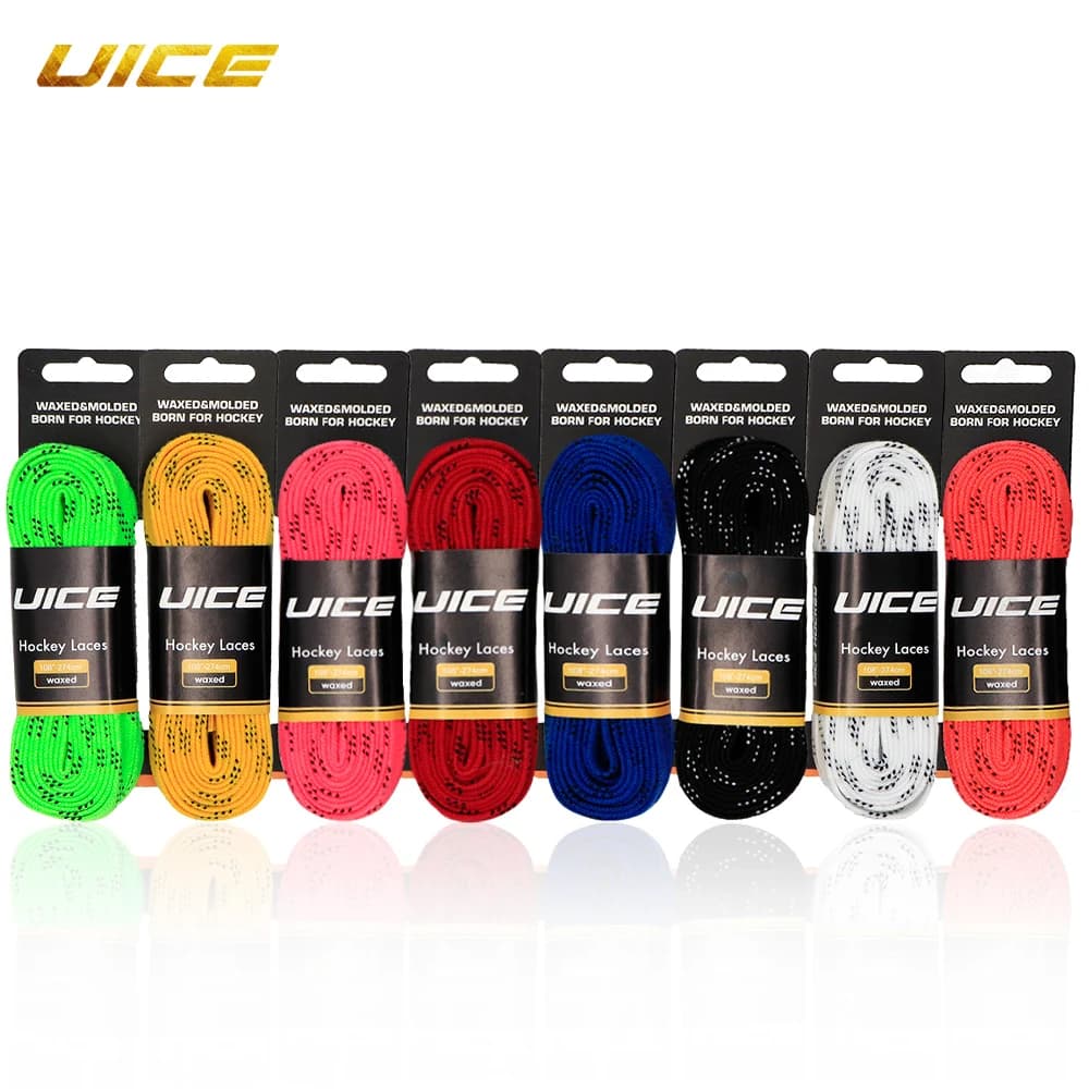 Lacets de patins à glace UICE 84/96/108/120 pouces, lacets de chaussures de hockey, double couche tressée renforcée, accessoires de hockey