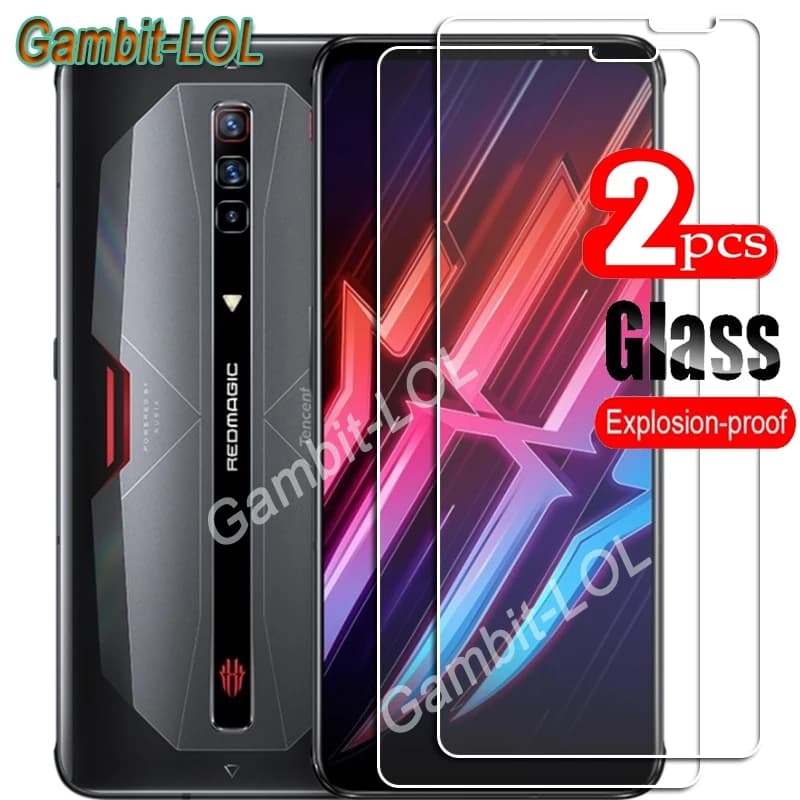 Pour ZTE Nubia Red Magic 6 Pro NX669J-P verre trempé de protection RedMagic 6Pro NX669J 6.8 pouces Film de protection d'écran de téléphone