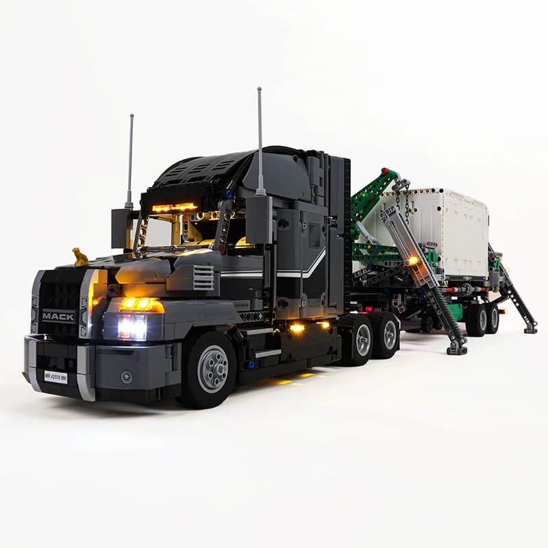 EASYLITE-Kit d'éclairage LED pour gros camion Mack Anthem, compatible avec les blocs de construction 42078 non inclus, 20076