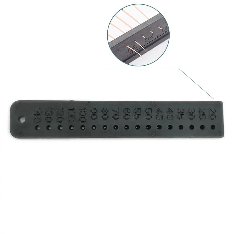 Règles dentaires Endo pour Gutta Percha, règle de mesure, échelle de mesure, outils endodontiques, 1 pièce
