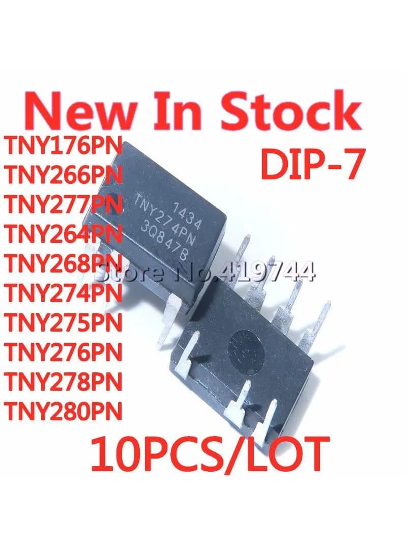 10 pièces/lot TNY176PN TNY266PN TNY277PN TNY264PN TNY268PN TNY274PN TNY275PN TNY276PN TNY278PN TNY280PN DIP-7, nouveau, en Stock