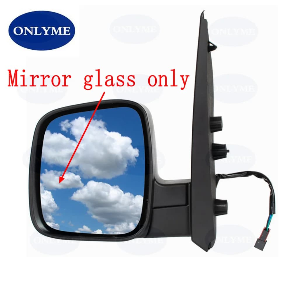 Verre de miroir convexe de Van de voiture, pour Citren Nemo/Fiat Florino Qubo/Peugeot Bipper Tpee 2008 09 10 11 12 13 14 15 16 17 18