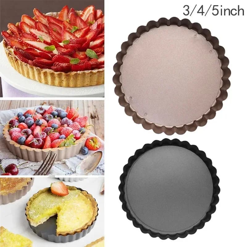 Moules à tarte ronds 8/10/12cm, 2/4/8/10 pièces, quiche, flan, pizza, gâteau, ustensiles de cuisson astronomiques