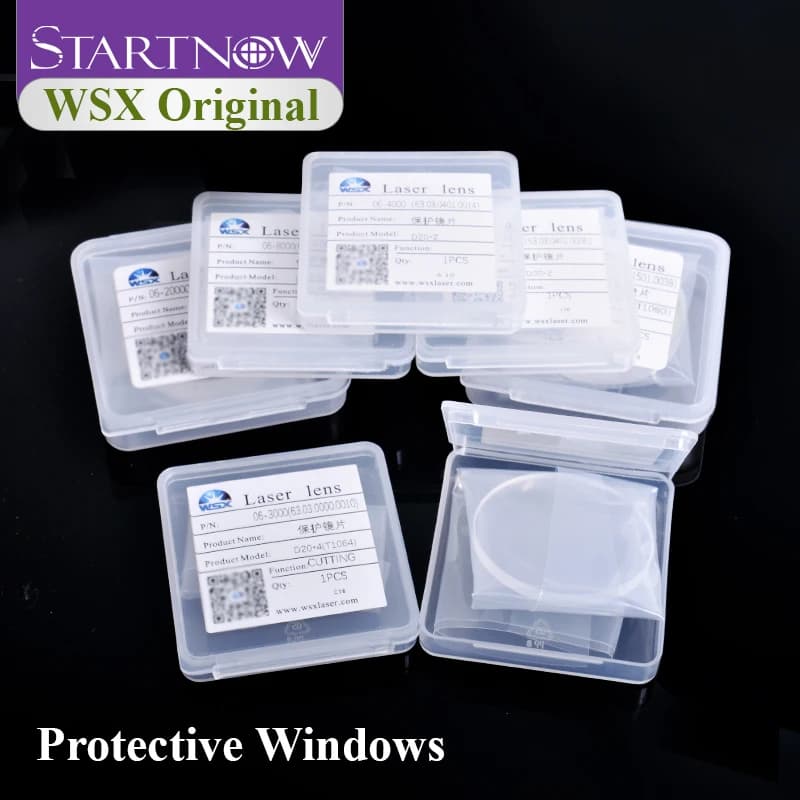 WSX – lentille de Protection en silice fondue 30x5 4kw JGS1, lentille de Protection 37x7, fenêtre de Protection Laser, pièces en céramique