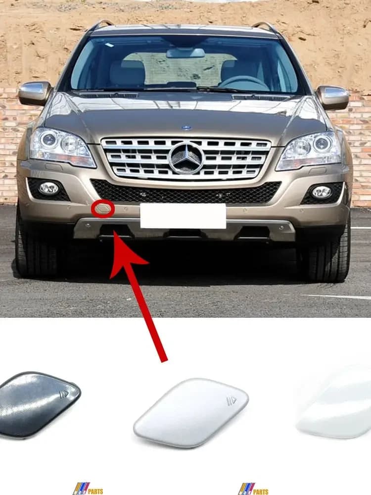 Couvercle de remorquage avant A, adapté à 09-12 mercedes-benz ML W164/X164 Facelift 280 300 320 350 420 450 500 63AMG 1648853423