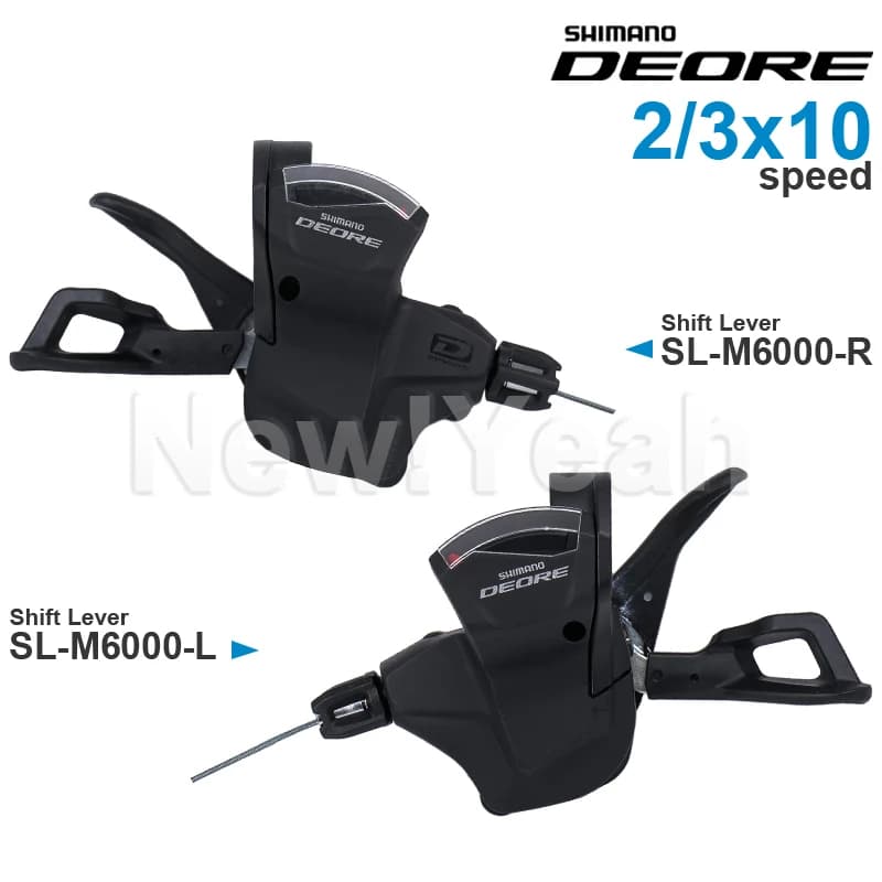 Manette de changement de vitesse SHIMANO DEORE M6000 SL-M6000 SL-M6000-L SL-M6000-R 2/3x10 vitesses Pièces d'origine