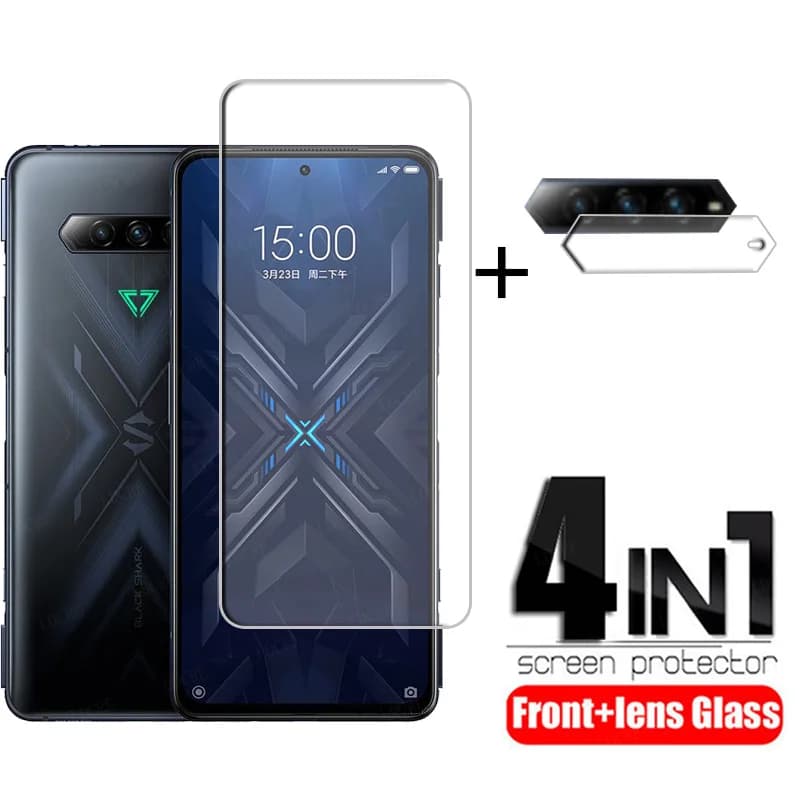 Pour Xiaomi Black Shark 4 Pro verre pour Black Shark 4 Pro protecteur d'écran 9H verre trempé pour Black Shark 4 Pro 4 4S Film d'objectif
