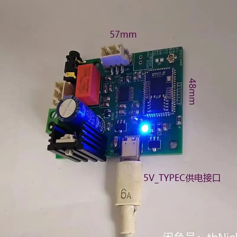 Récepteur Bluetooth 5.4 QCC5181, prend en charge la mise à niveau APTX-HD/LDAC, carte décodeur DAC CSR8675