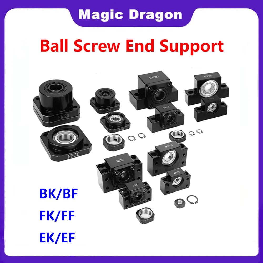 Nouveau BK10 BF10 BK12 BF12 BK15 BF15 FK10 FF10 FK12 FF12 FK15 FF15 EK10 EF10 EK12 EF12 unité de Support pour vis à billes SFU1204 SFU1605