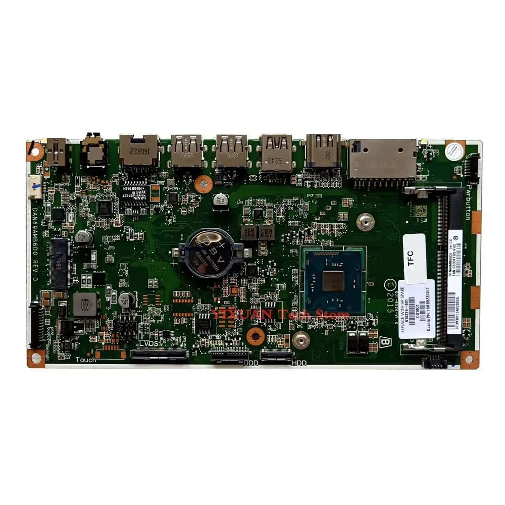 Carte mère pour ordinateur portable HP All In One série 20-E, 818319-001, 818319-601, N69A DAN69AMB6D0, N3050, 100% testée, originale, nouvelle