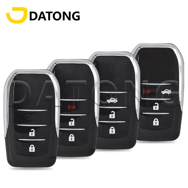 Datong World-Coque de clé à distance de voiture modifiée TOY43 Blade, coque pour Toyota Camry, Avalon, CorTrustMatrix, RAV4, Venza, Yadditif