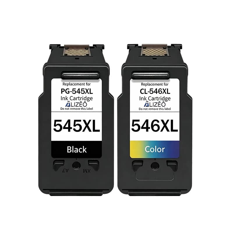 ALIZEO Compatible 545XL 545 XL PG545 CL 546 cartouche d'encre de remplacement pour imprimantes Canon IP2800 IP2850 MG2400 MG2450 MG2455