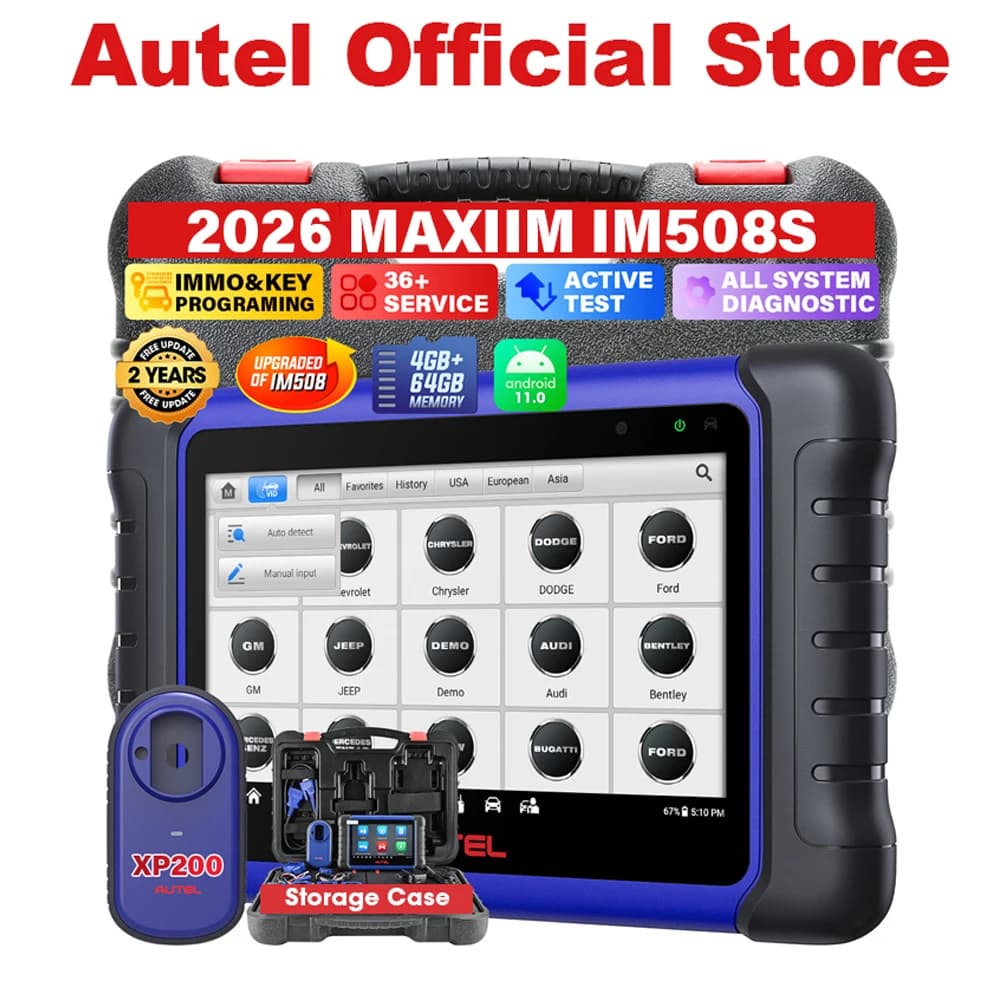 Autel-Scanner automobile MaxiIM IM508S XP400 PRO OBD2, pigments clés IMMO, outils de diagnostic pour toutes les voitures, programmeur tout-en-un