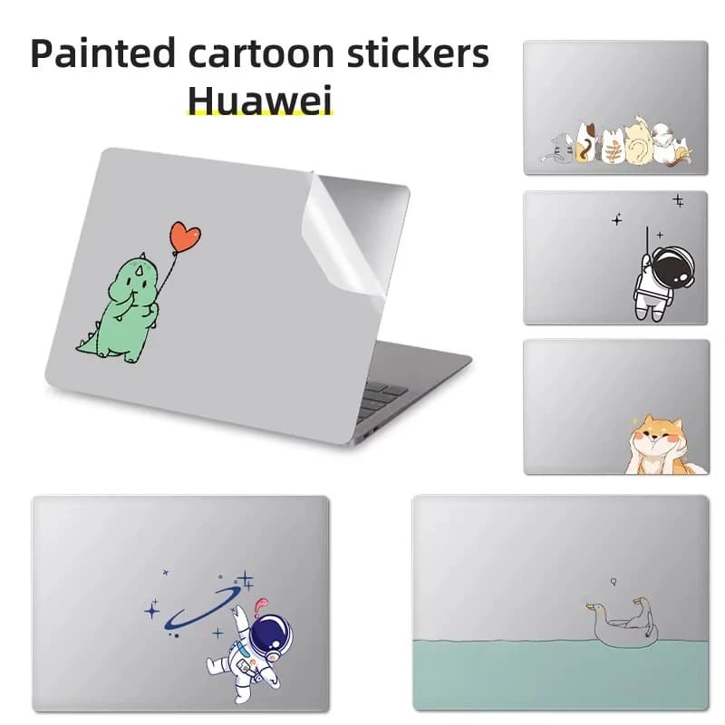Autocollants imperméables pour ordinateur portable Huawei 2023 MateBook D14 D15 D16 X Pro, skins pour ordinateur portable, dessus/inférieur/paume