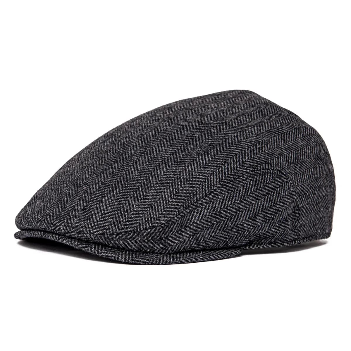BOTVELA – casquette classique en Tweed pour hommes, taille unique, mélange de laine de qualité 60 CM, chapeau de lierre pour journal, casquette britannique, chapeaux en sergé pour automne et hiver