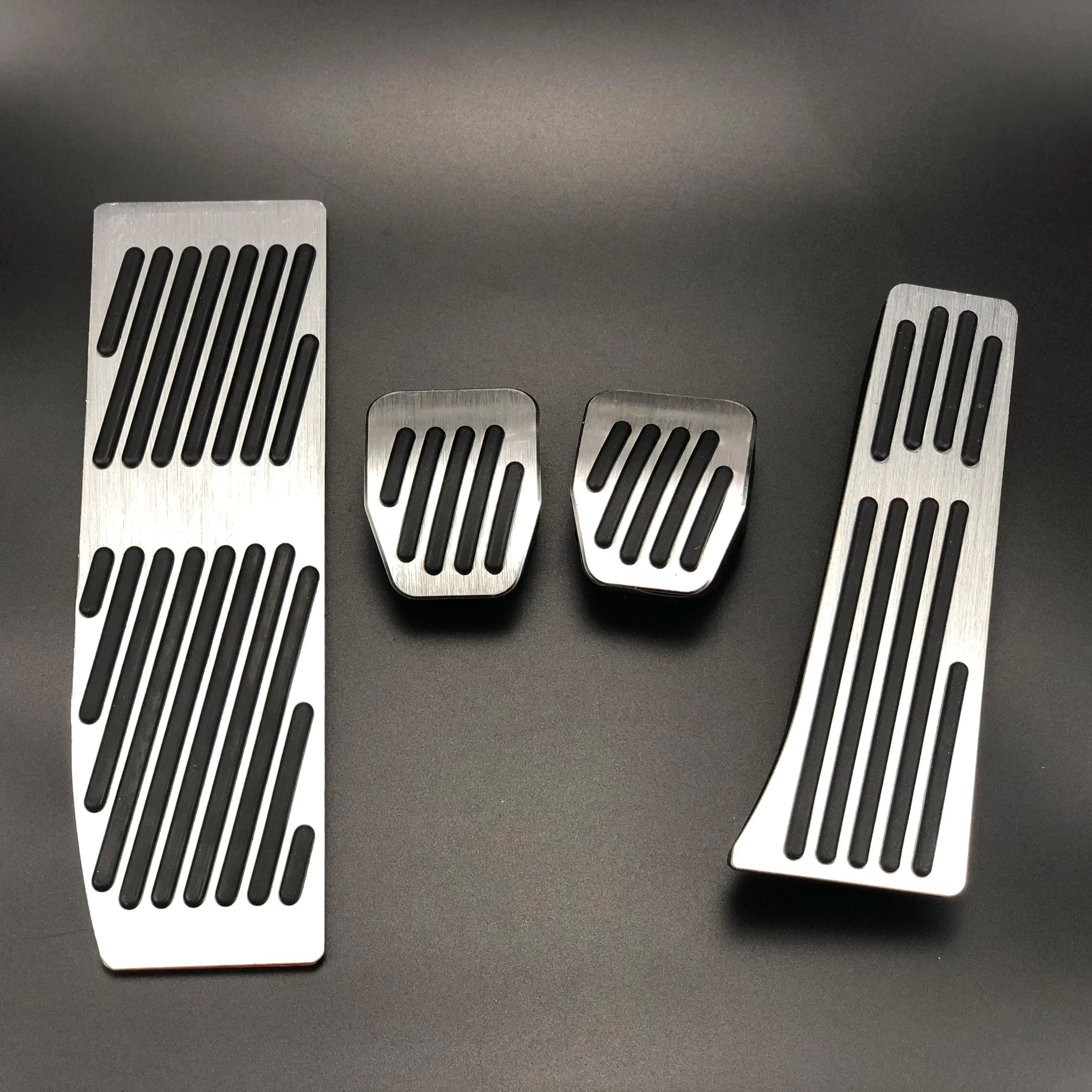 Coussinets de pédale de repose-pied de frein de carburant d'accélérateur antidérapants sans perçage pour BMW série 1,3 X1 E39 E46 E87 E90 E91 E92, style de voiture
