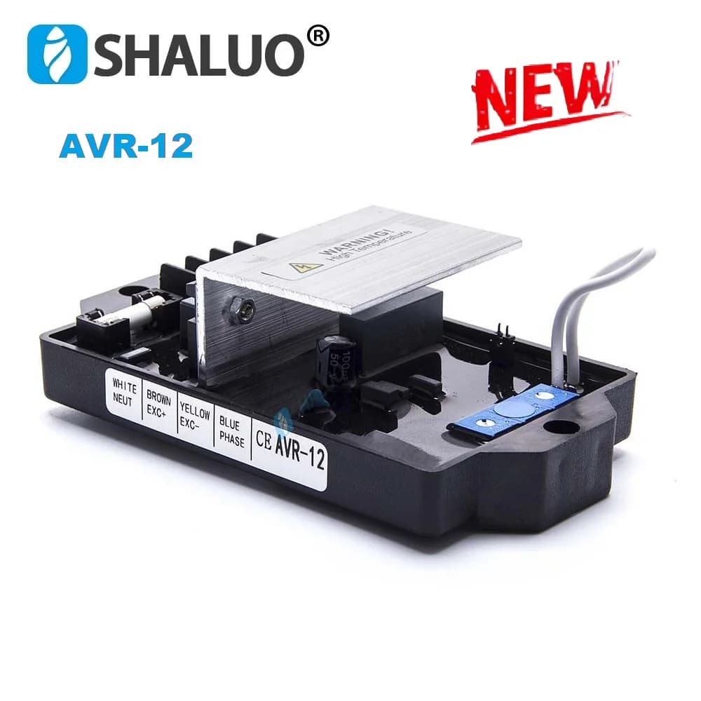 AVR-12 AVR12 AVR Régulateur de tension automatique stabilisateur pour générateur diesel sans balais, pièces de rechange pour générateur électrique, remplace GAVR-12A