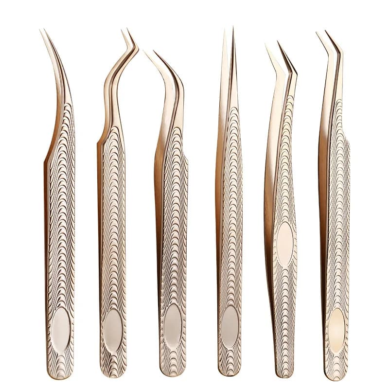 8 types de pinces d'extension de cils pour cils classiques, cils en éventail facile, Volume russe, possibilité de fabriquer son propre Logo, vente en gros