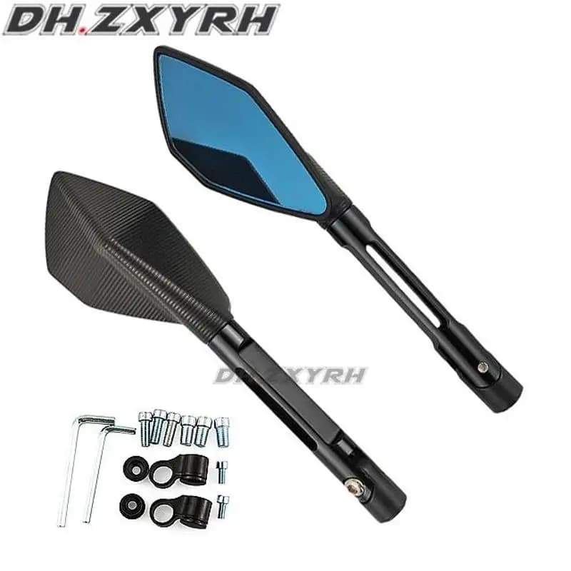 Rétroviseurs de guidon de moto en aluminium, rétroviseur anti-absorbe ouissement pour Kawasaki Z750 Z 750 Zexecute R Zexecute S