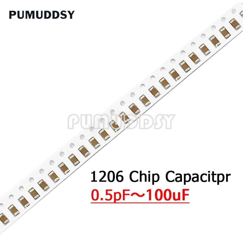Puzzles multicouches en céramique, puce 100 smd, Itor, 0.5pf-1206 uf, 10pf, 100pf, 1nf, 10nf, 15nf, 100nf, 100uf, 0.1uf, 2.2uf, 10uf, 47uf, 4.7 pièces