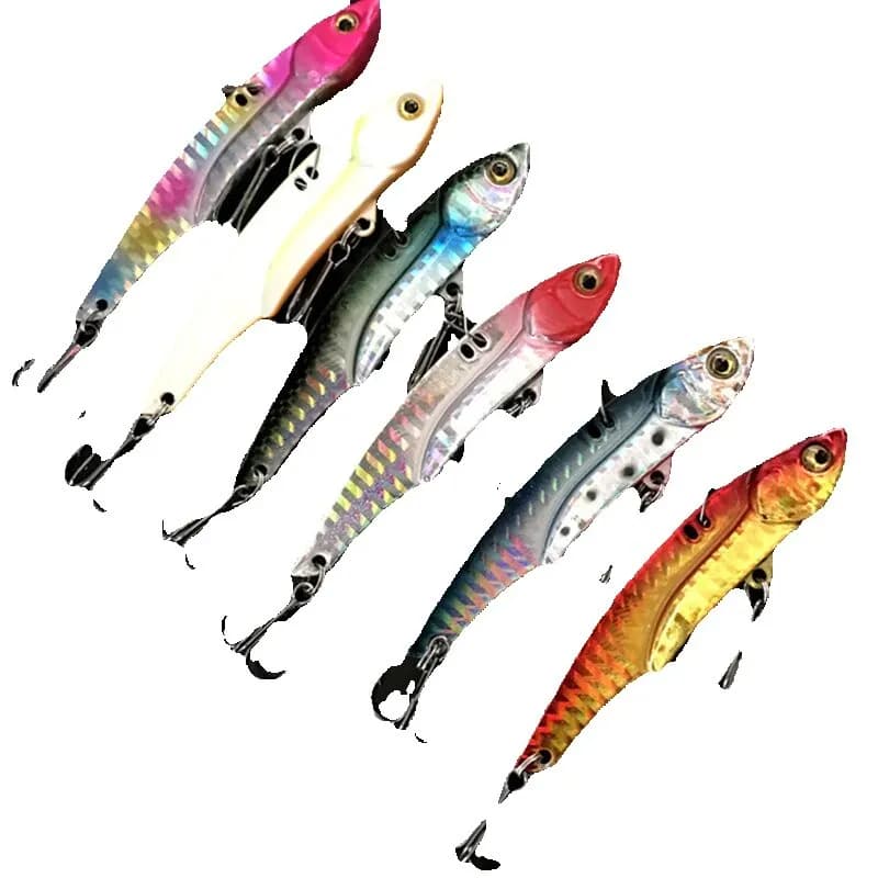 Leurre de pêche Élde la série japonaise Vib Simulation, 15g, 25g, 35g, jigs en métal coulé sur le rivage, vente d'une pièce