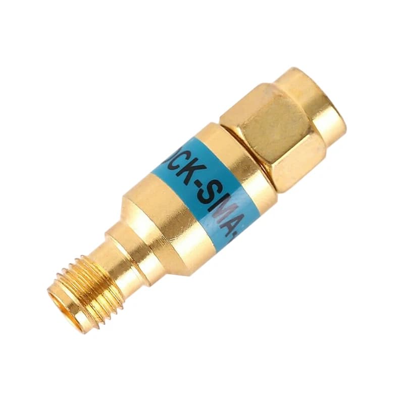 Bloqueur RF DC 6 GHz 2W SMA Mâle vers Femelle Doré 50 Ohms Mini Isolateur Connecteur Bloqueur DC Haute Qualité