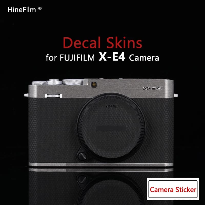 Hinefilm Skin pour Fuji XE4 Camera Sticker Cover Film pour Fujifilm X-E4 Camera Decal Skin Premium X E4 Protector round Sticker
