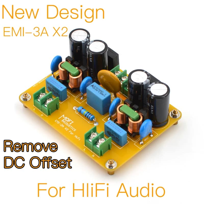 MOFI HiFi AC ligne d'alimentation double Module de filtre EMI 440W Version KIT de bricolage