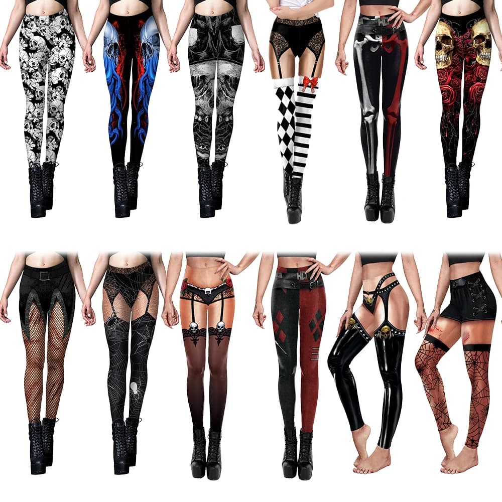 VIP FASHION-Leggings moulants push-up College en 3D pour femmes, pantalons de fitness élastiques, module de lait, FJJN, 220 g/m2