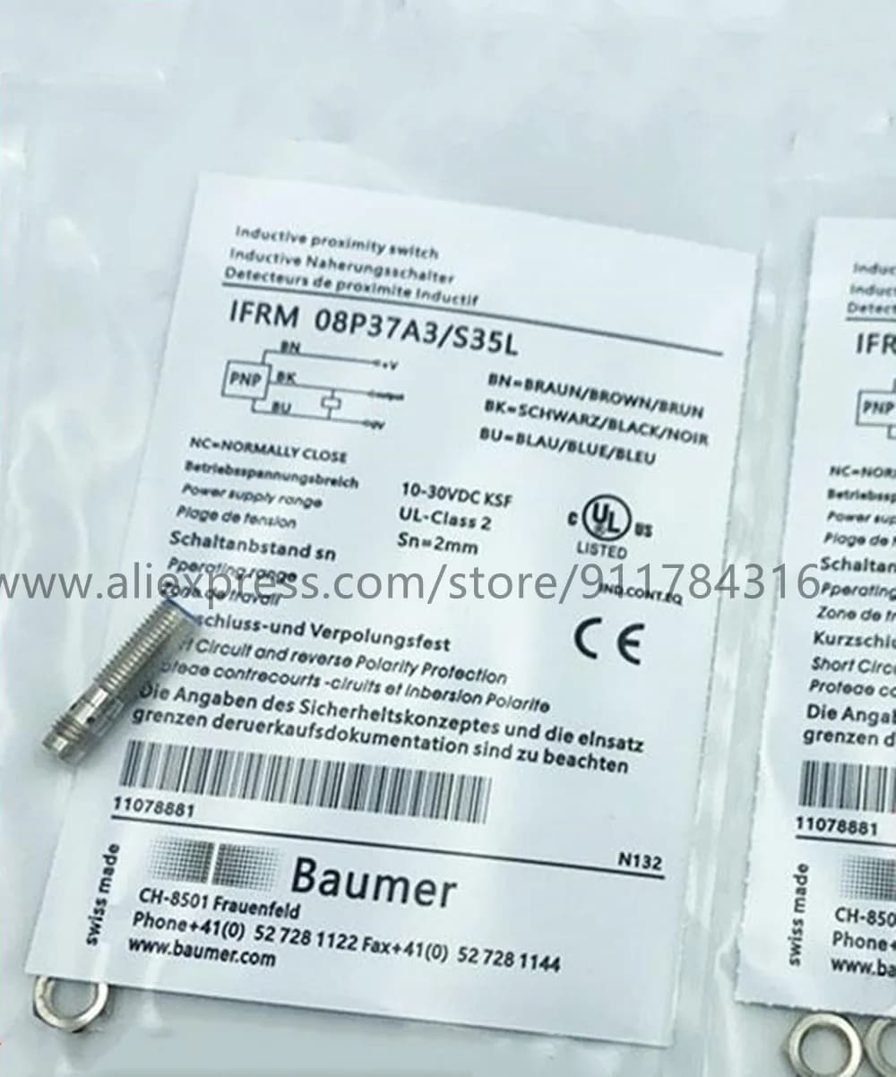 Baumer – IFRM 08P17A1/S35L IFRM 08P17A3/S35L IFRM 08P37A1/S35L IFRM 08P17A1/L IFRM 08P37A1/L IFRM 08N17A1/S35L IFRM 08N37A1/S35L