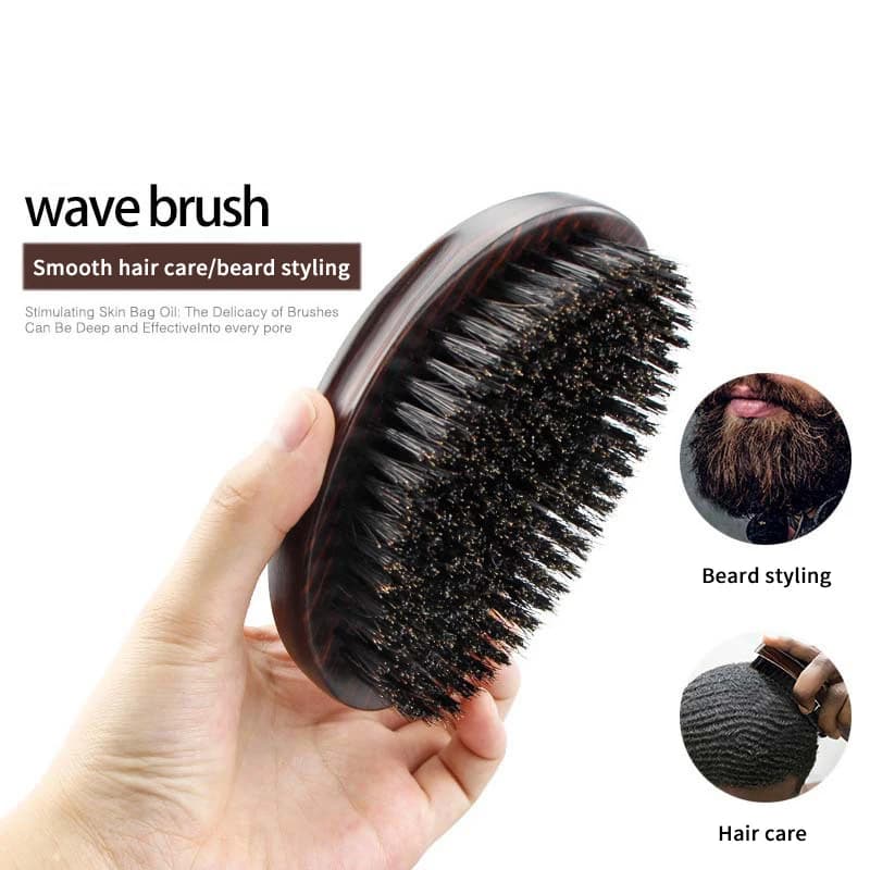 Brosse en poils de sanglier pour cheveux hommes peigne de rasage de moustache Massage du visage nettoyage des cheveux peigne en hêtre livraison directe nouvelle collection brosse barbe homme brosse