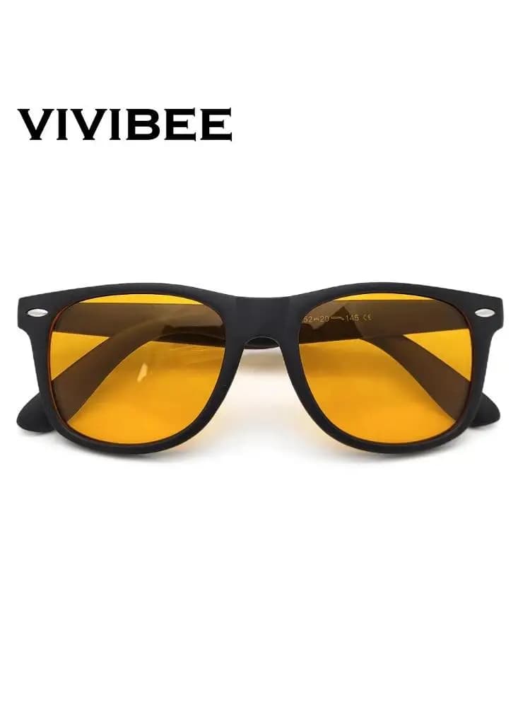 VIVIBEE classique carré jeu bleu lumière bloquant lunettes hommes jaune femmes bureau Anti lumière lunettes ordinateur filtre lunettes